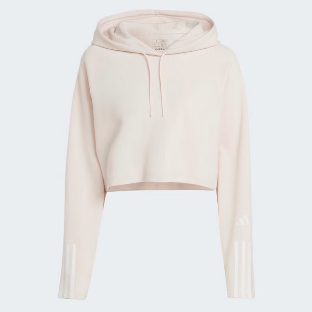 ✨Ori Jaket Sweater Wanita Adidas W Tr-Es Cot Hd Hr7855 Diskon