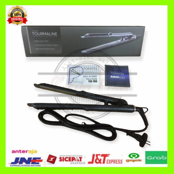 ✨New Ori Catok Takeda Pro 988/Catok Rambut 2 In1 Profesional Diskon