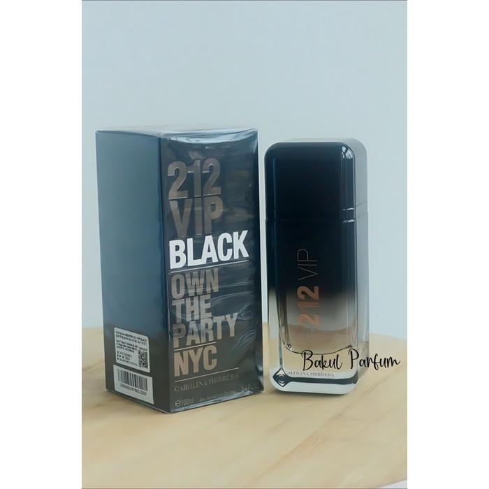 ✨New Ori Original Parfum Carolina Herrera 212 Vip Black Edp 100Ml Men Terbaru