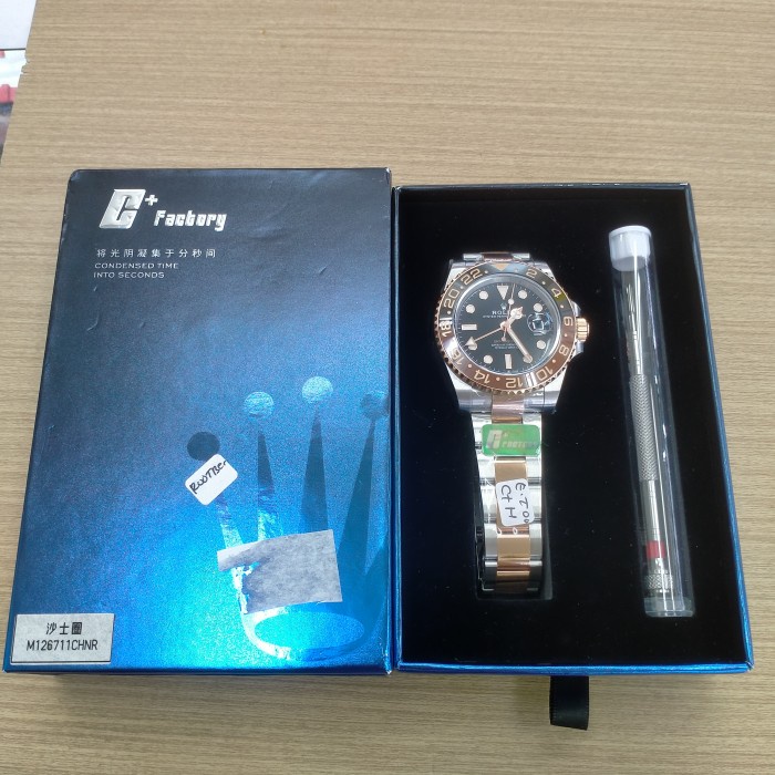 ✨Termurah Jam Tangan Pria Rlx0100 Rootbeer Gmt Master Clean  Limited