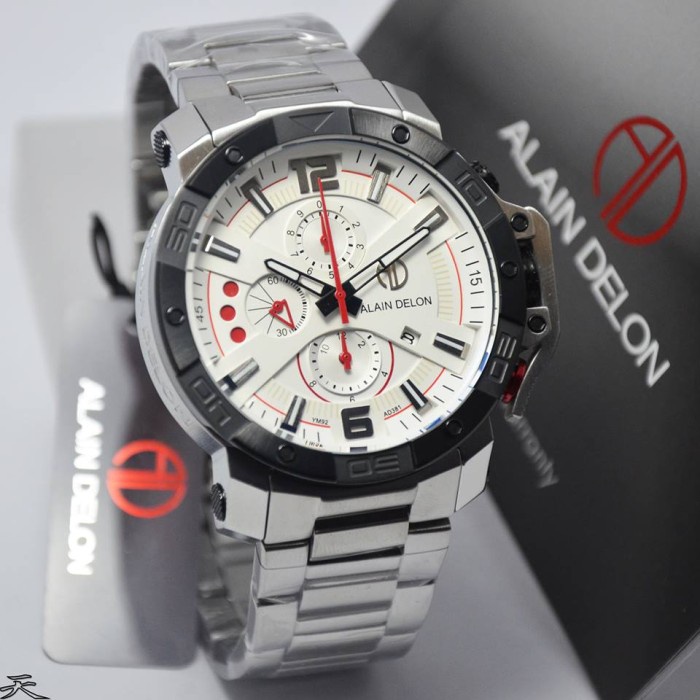✨Sale Jam Tangan Pria Original Alain Delon Ad381-1315C Berkualitas