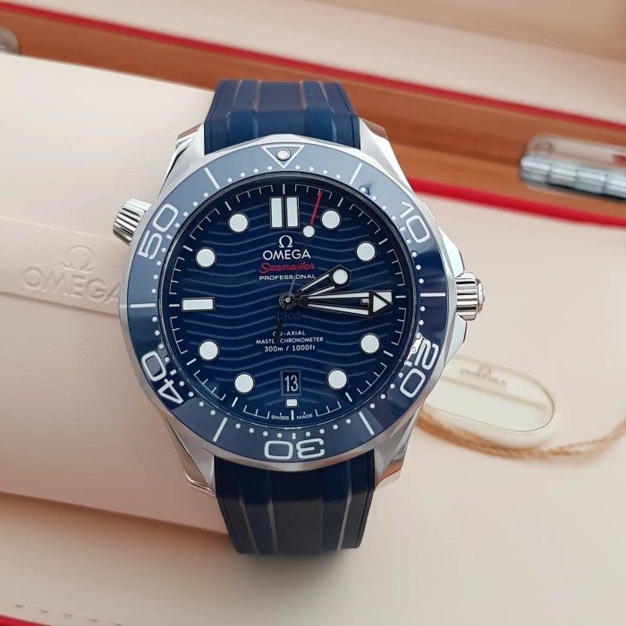 ✨Termurah Omega Seamaster 300M Blue Wave Dial Diskon