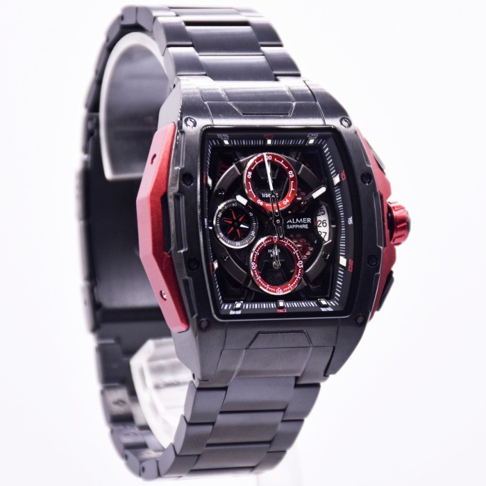 ✨Sale Jam Tangan Pria Balmer B8817Ms Hitam Merah New Original B8817 Terbaru