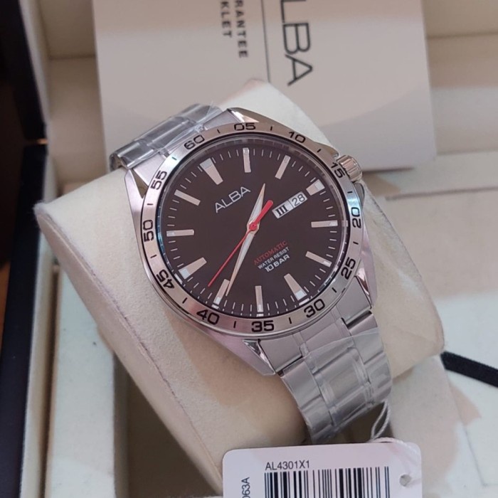 ✨Sale Jam Tangan Pria Alba Al4301X1 Al4301 Automatic Terbaru Original Berkualitas