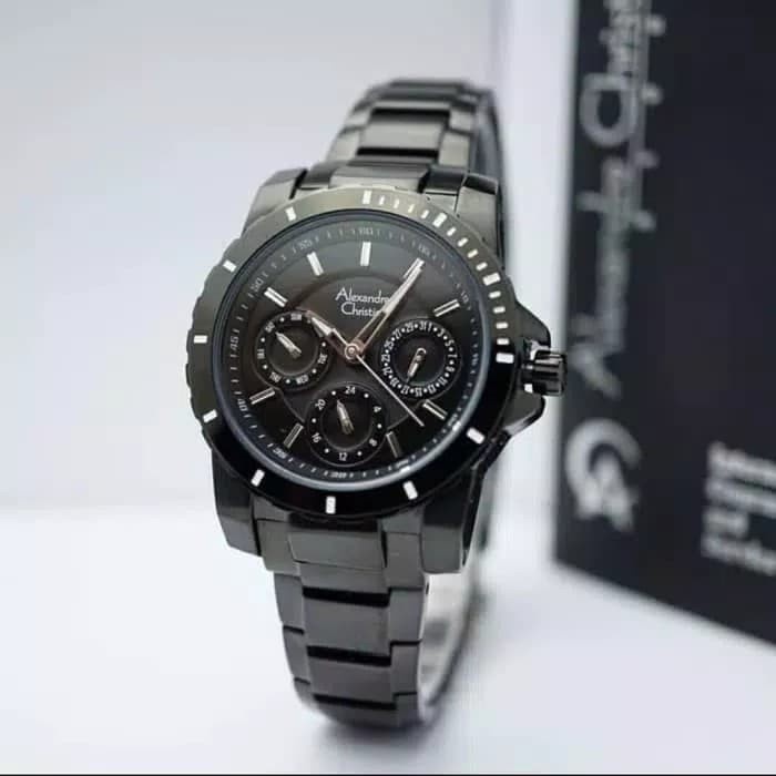 ✨Sale Alexandre Christie 6141Bf / Ac 6141 Bf / Ac6141 Full Black Original Berkualitas