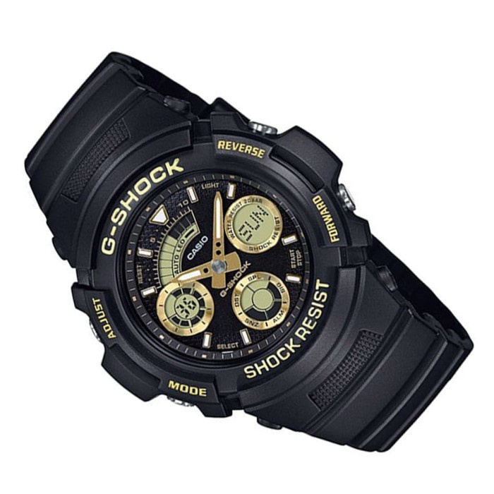 ✨Ready Jam Tangan Casio Gshock Aw-591Gbx-1A9 Original Black Gold Limited