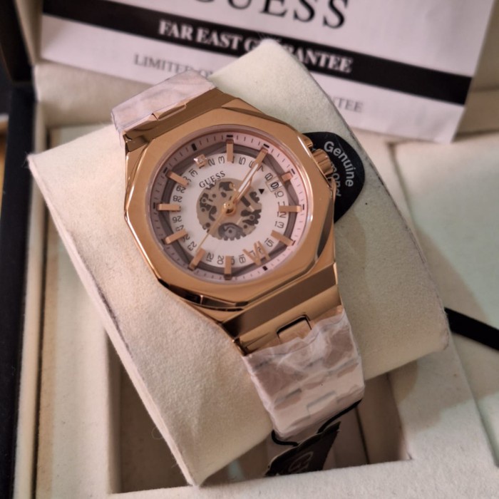 ✨Ready Jam Tangan Pria Guess Empress Gw0551L3 Rosegold Original Terbatas
