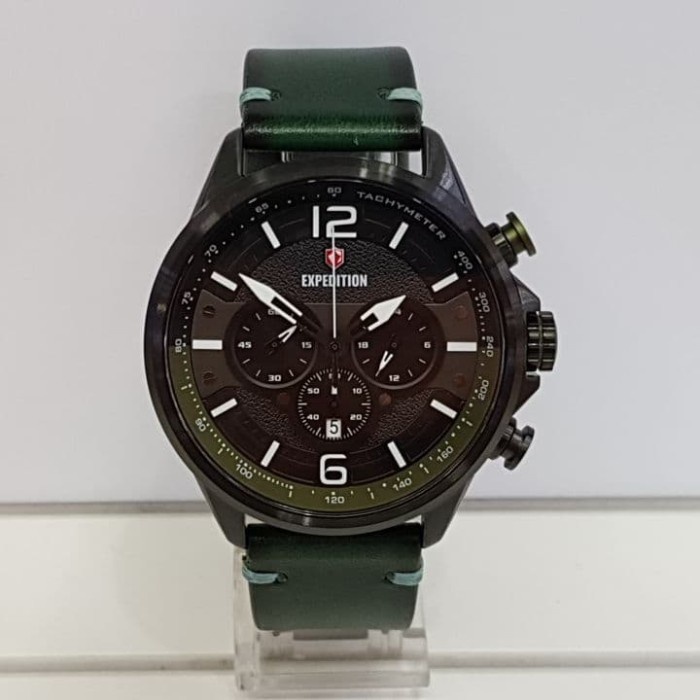 ✨Ready Jam Tangan Pria Expedition E6796 Mc Black Ijo Terbaru