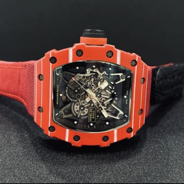 ✨Ready Full Red Case Rm 035-02 With Carbon Inner Bezel Limited