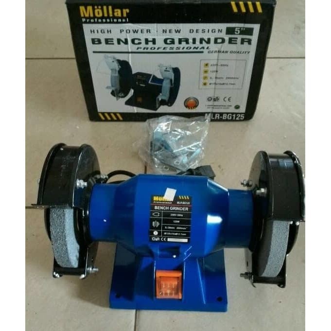 Mesin Gerinda Duduk 5" BG-125 Mollar/Gerinda Duduk 125 Watt German No1