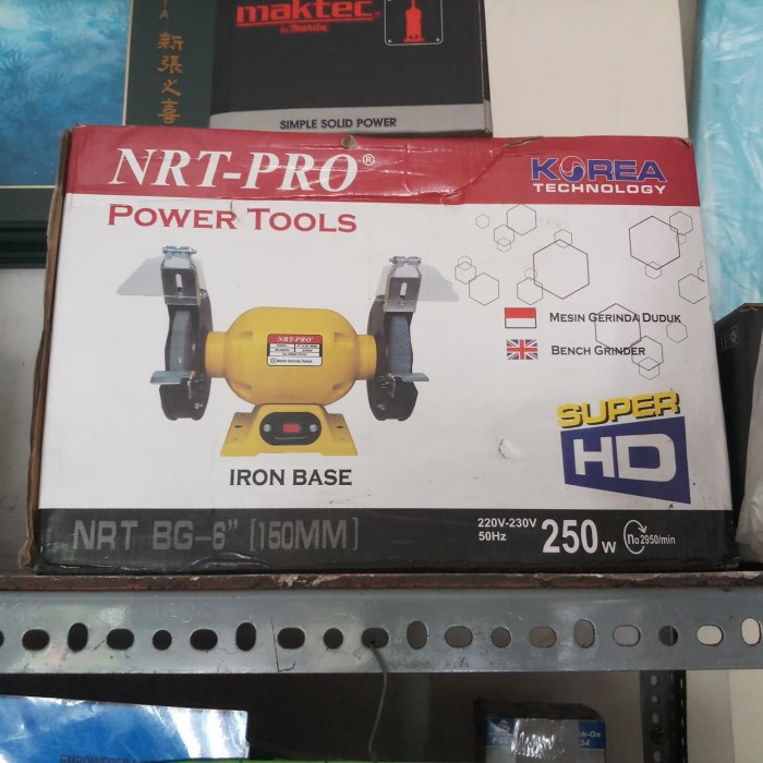 Mesin Gerinda Duduk NRT pro 6 inch