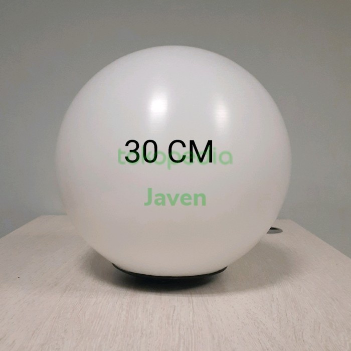 "'''] LAMPU TAMAN BULAT POLYETHYLENE / POLYTELEN - 30CM
