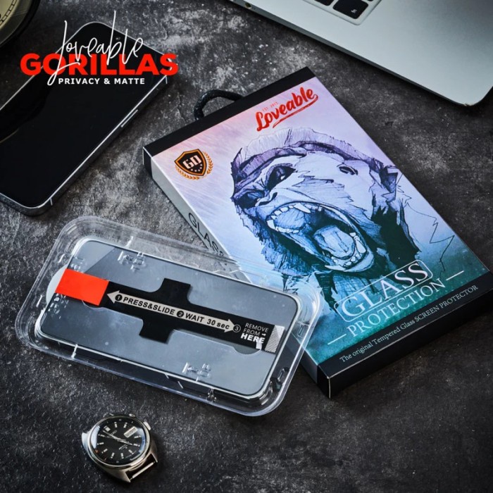 GJ525 Gorilla Glass Privacy and Matte for Iphone 12 13 Pro Max TERMURAH