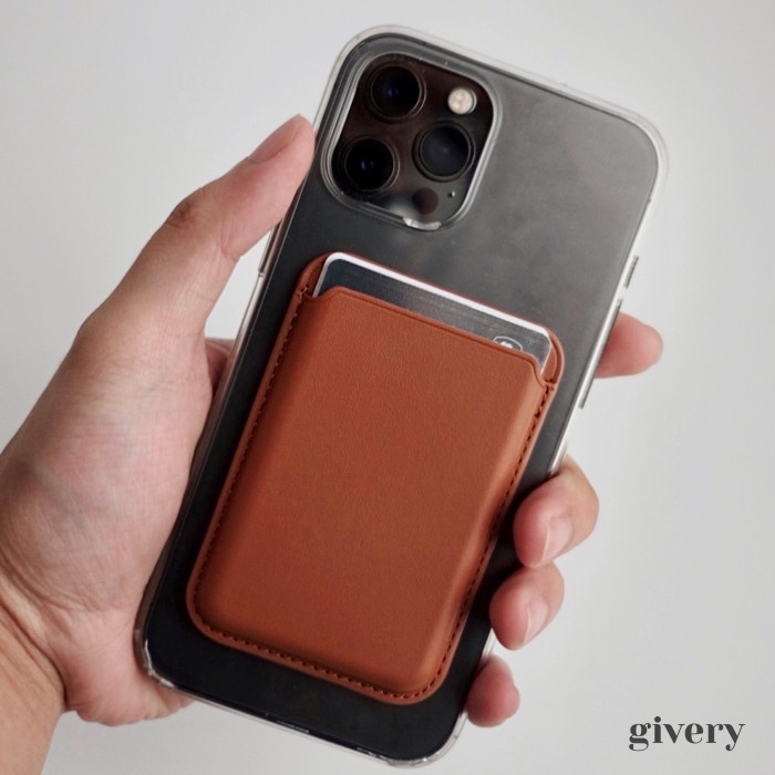 XU308 Givery iPhone Magnetic Leather Card Holder & Wallet // Apple Magsafe PROMO