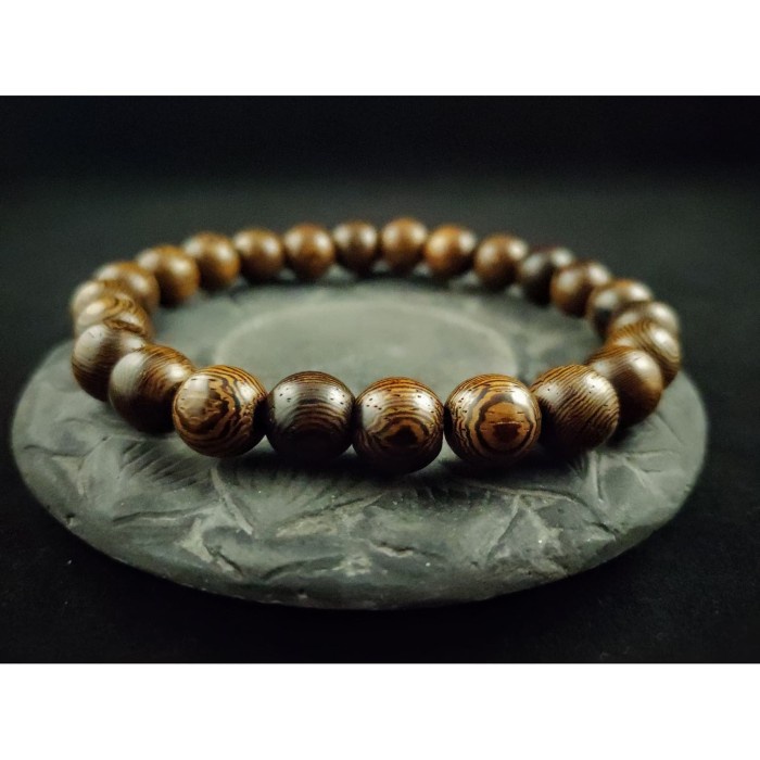 ✨Termurah Gelang Kayu Galih Johar Petilasan Prabu Siliwangi Hutan Sancang 8Mm Limited