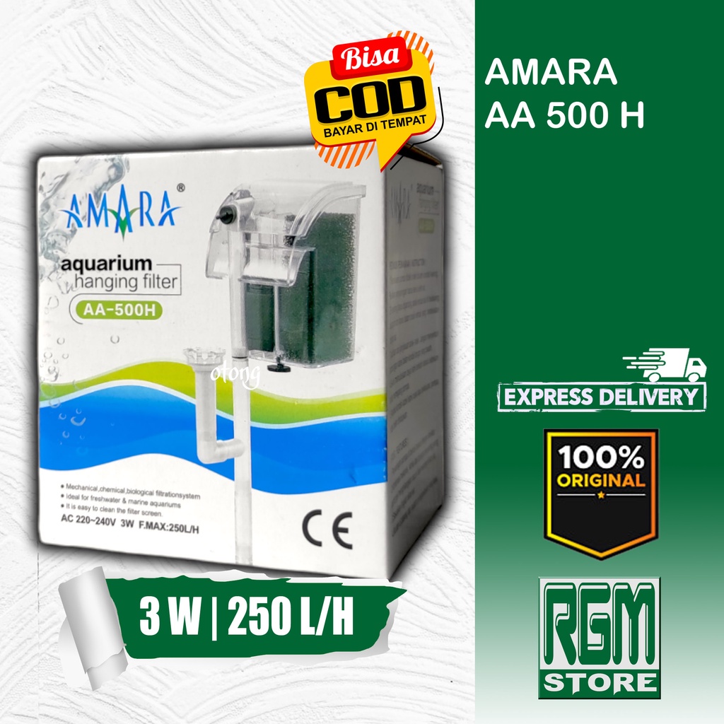 Amara Aa 500H Aa500H Hanging Filter Gantung Aquarium Aquascape