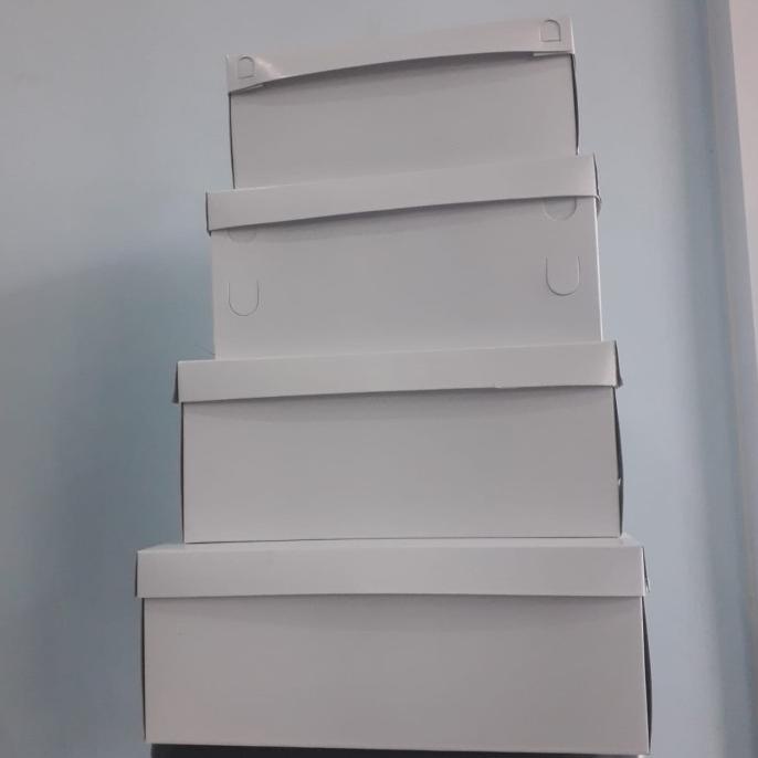 """] KOTAK KUE TART / DOS KUE TART PUTIH POLOS UK 24 CM
