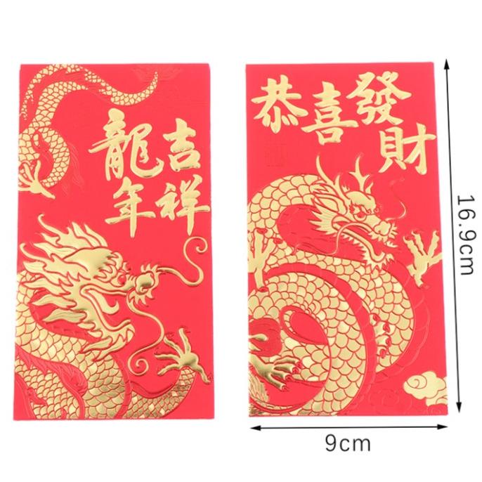 

Amplop Angpao Imlek Naga Panjang Chinese New Year Hong Pao Stok Terbatas