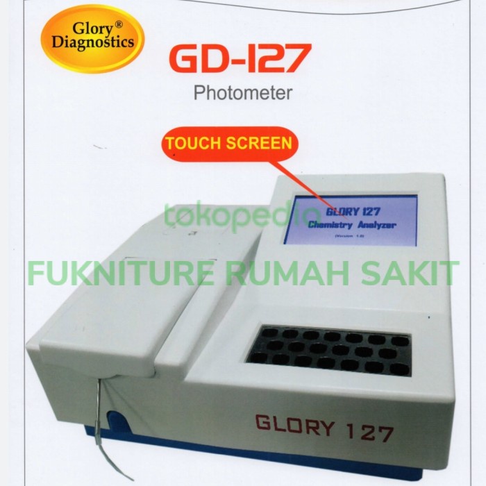 ✅Original Photometer Kimia Darah  Alat Fotometer Glory 127 Touch Screen Murah Terbaru