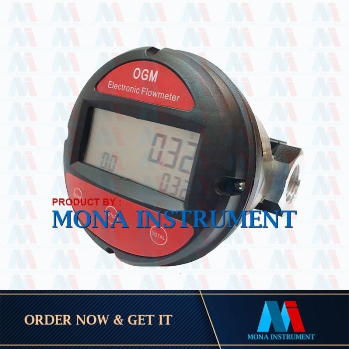 ✅Original Flow Meter Solar Ogm 25 E Size 1 Inch - Oval Gear Flow Meter Size 1'' Limited