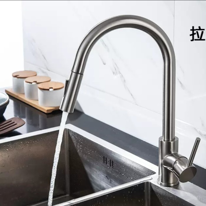 ✅Ori Keran Sink Tarik Panas Dingin Model Toto/Kran Cuci Piring Mixer Tarik Berkualitas