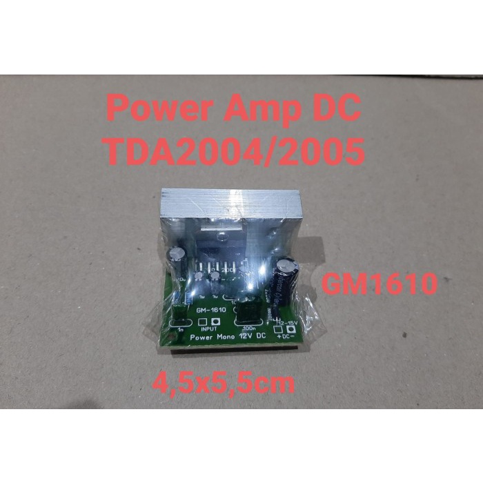 ] Kit Power Amplifier DC TDA 2004 / TDA 2005 GM 1610