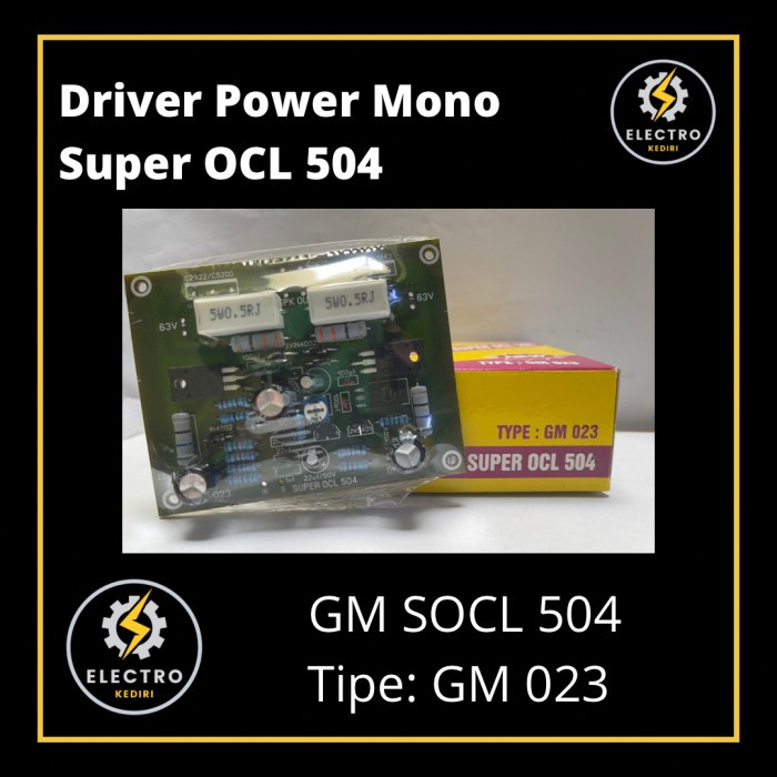 Kualitas terbaik] GM Driver Power Mono Super OCL 504 500 watt Tipe: GM 023 Driver
