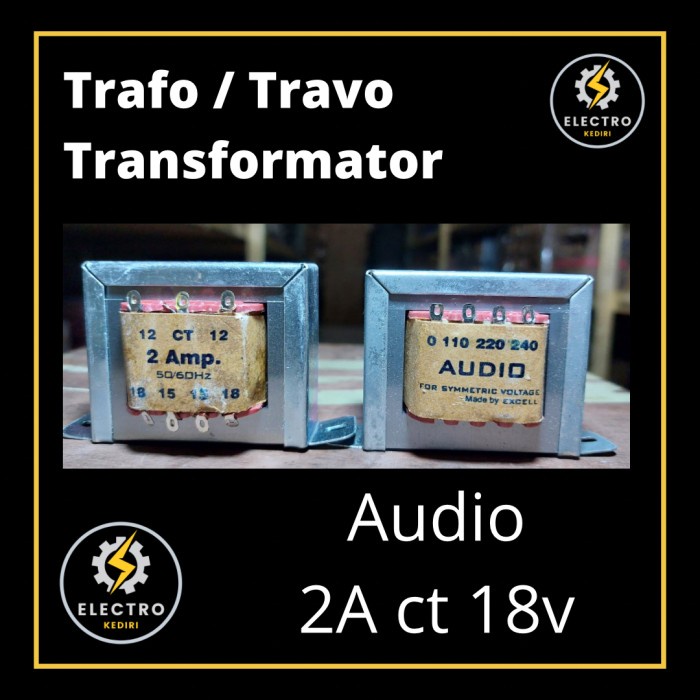 """] Trafo 2a ct18v AUDIO travo 2a ct 18v smps merk audio transformator