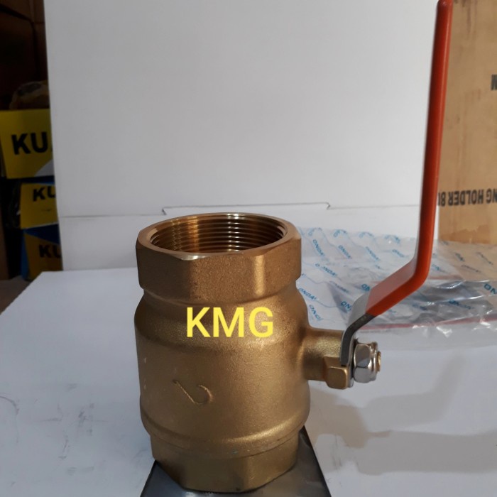 ✅New Ori Ball Valve Stop Kran 2 Inch Kuningan Onda Asli Limited