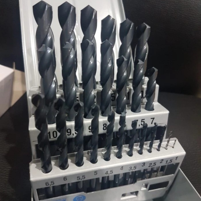 ✅New Mata Bor Besi Nachi 1 Set 1-13Mm 05 Paket Komplit Original Terbatas