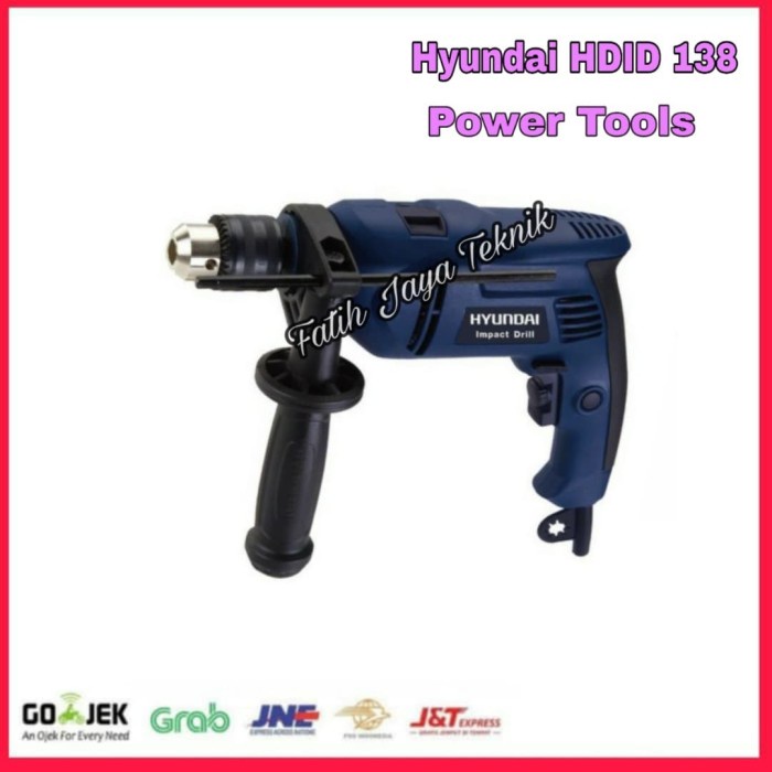 ✅Baru Mesin Bor Listrik Impact Drill Hyundai Hdid-138 High Power Tools Terbatas