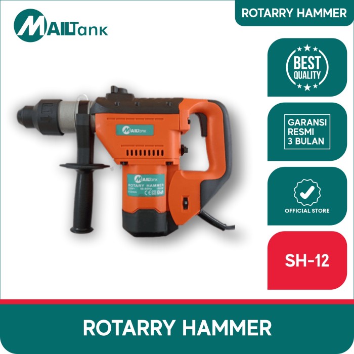 ✅Baru Mailtank Sh12 Rotary Hammer Drill 32 Mm Power Super Kuat Dan Tangguh Berkualitas
