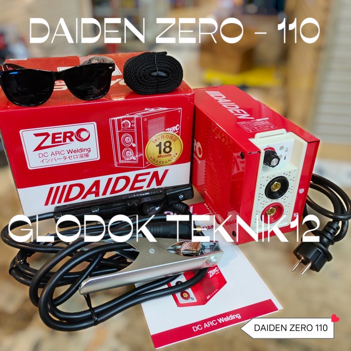 [Original] Mesin Las Daiden Zero 120A Inverter Las Zero Daiden 120 Trafo Las Zero Limited