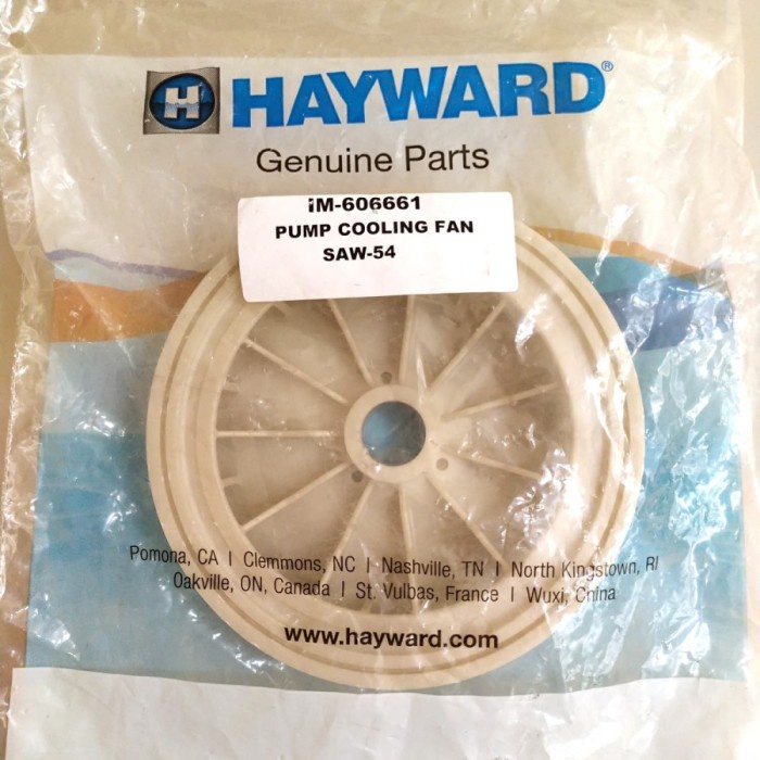 [Ori] Kipas Pendingin Pompa 3/4 Hp Hayward  Cooling Fan Pompa Kolam Hayward Berkualitas