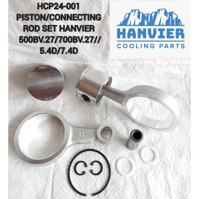 [Ori] Piston / Connection Rod Set Hanvier 500Bv.27/700Bv.27//5.4D/7.4D Terbatas