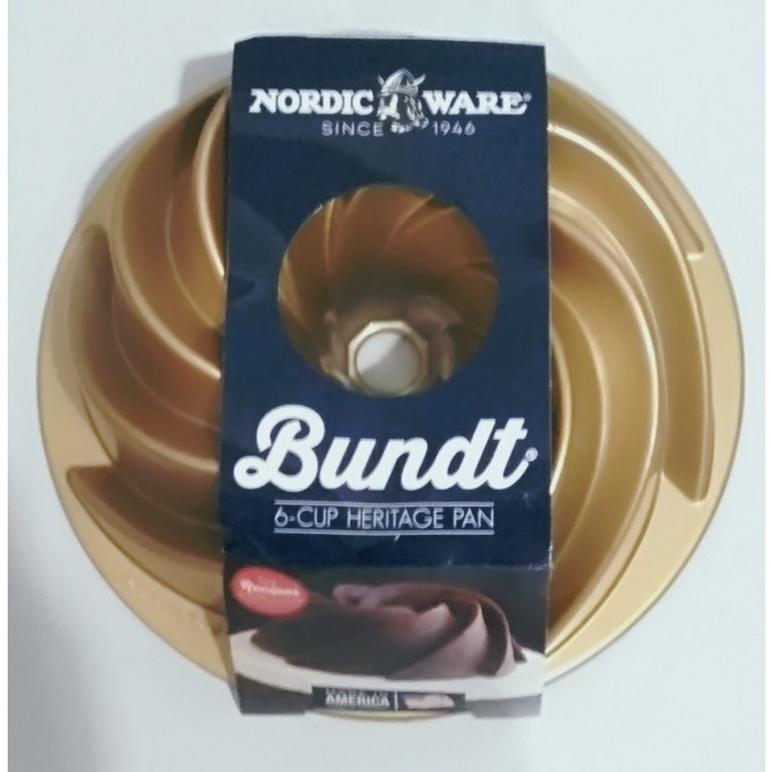 

[Baru] Nordic Ware Heritage Bundt Pan 6 Cup Terbatas