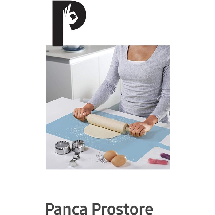 

[Baru] Alas Adonan Roll Up Baking Mat Blue Limited