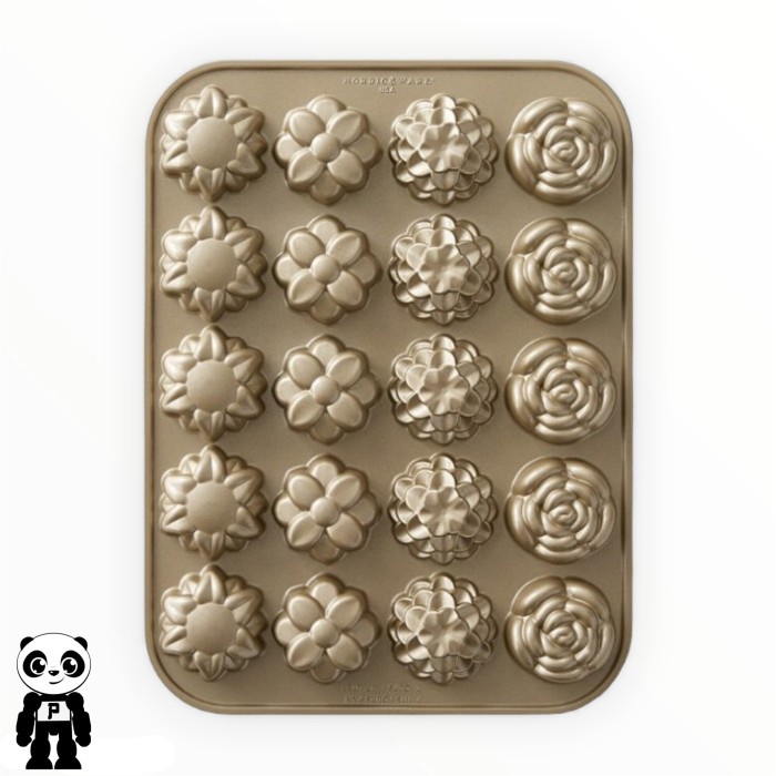 

[Baru] Nordic Ware Flower Petit Fours Pan Williams Sonoma Cetakan Kue Terbaru