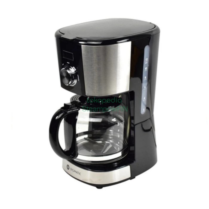 [Baru] Digimatic Coffee Maker 1.8 Ltr Stainless Steel Pembuat Kopi Drip Limited