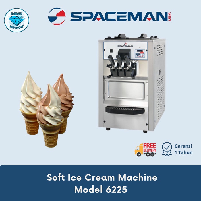[Baru] Mesin Pembuat Es Krim Soft Ice Cream - Spaceman 6225 Berkualitas