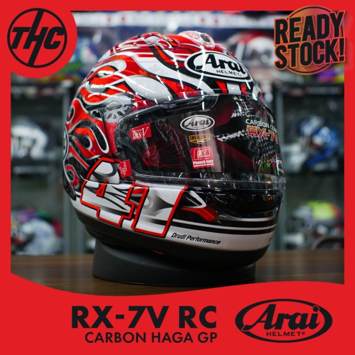 ✨Termurah Ara1 Rx-7V Rc Carbon Composite Haga Gp Src Full Face Helm Rx7X Limited