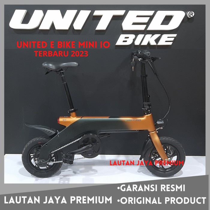 ✨Sale Sepeda United E Bike Mini Io New Limited
