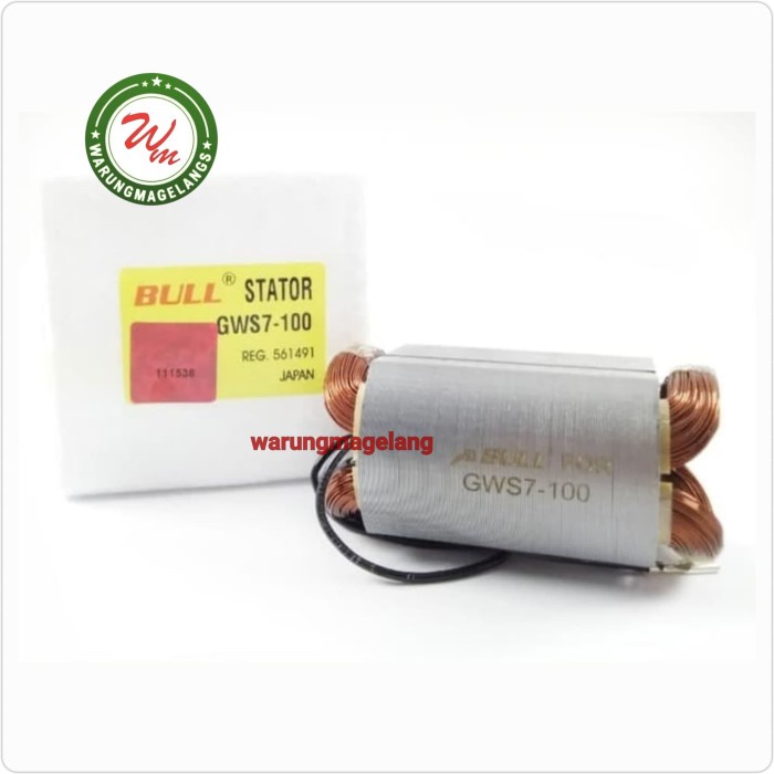 Stator BULL untuk mesin Gerinda Bosch GWS 7-100 gws 7100 gws7100