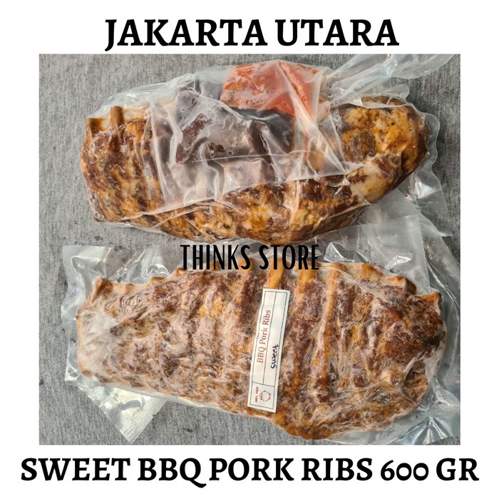 

Barbeque Pork Rib frozen Siap makan / Iga Babi bali bakar bbq