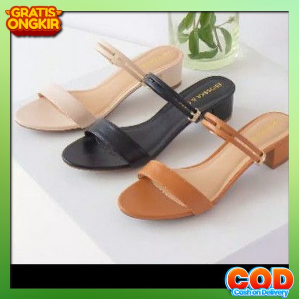 Heals Hils Hills Hak Kaca Tahu Premium Perempuan Remaja Bridesmaid Kekinian Import Kokop Heals Sndal