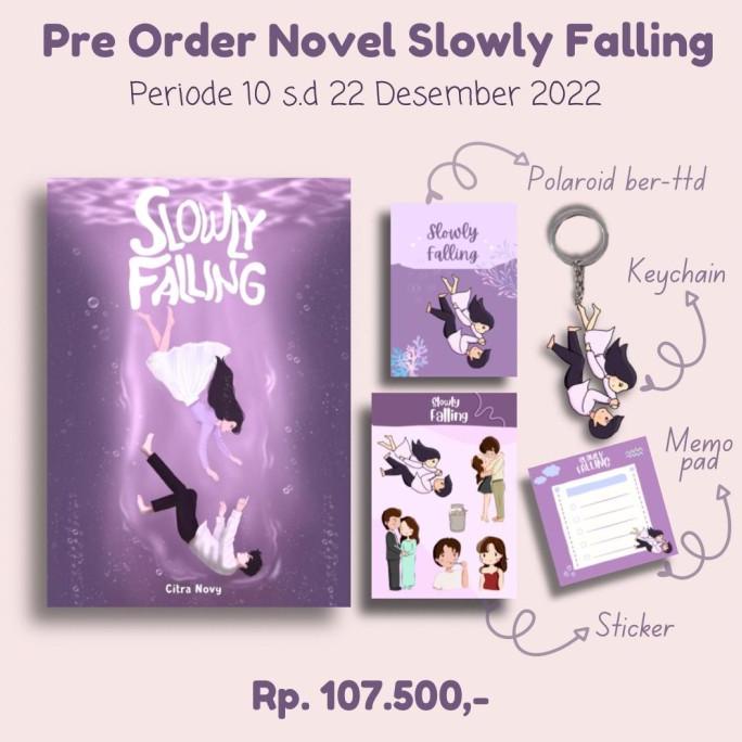 Novel Slowly Falling - Citra Novy
