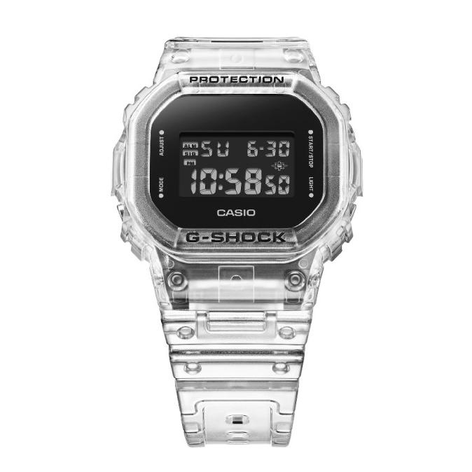 Casio G-SHOCK DW-5600SKE-7DR - Jam Tangan Pria - Transparan - DW5600