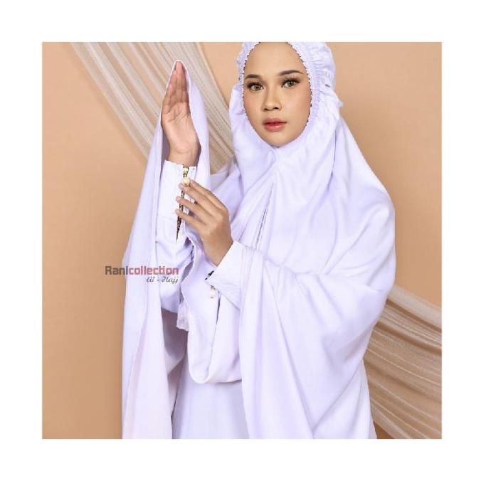 Toped - Pakaian Ihram Wanita Umroh Baju Umroh Haji Wanita Set Gamis Se