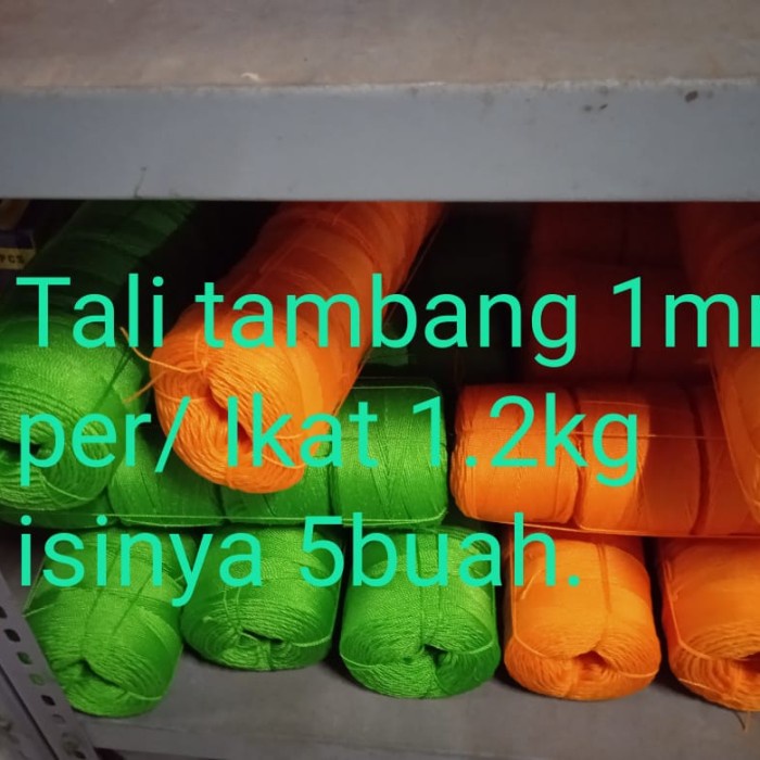 Promo Tali Tambang 1 Mm Isinya 5 Buah