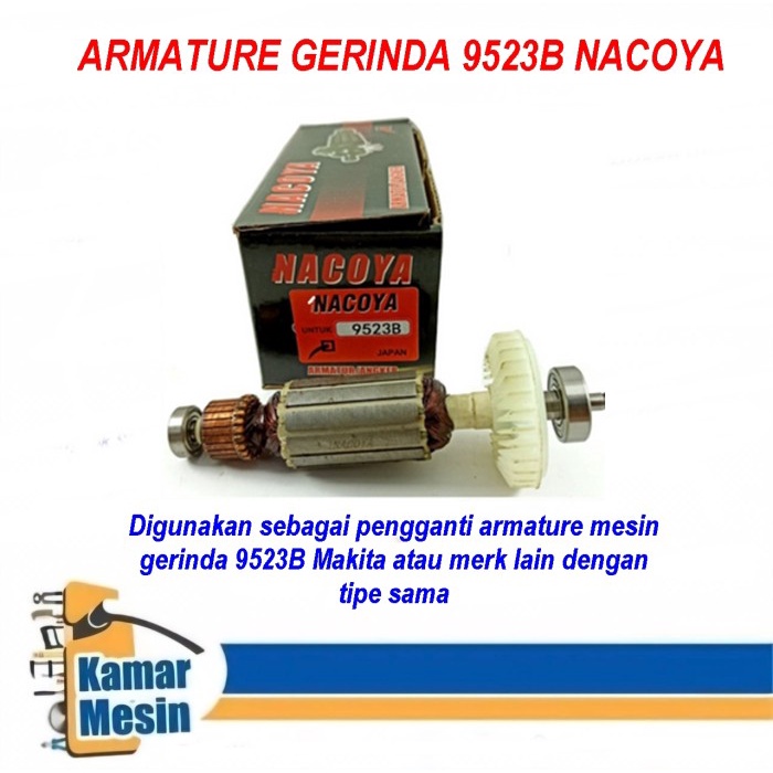 Armature Gerinda makita 9523B nacoya Angker Gerinda 9523B Nacoya